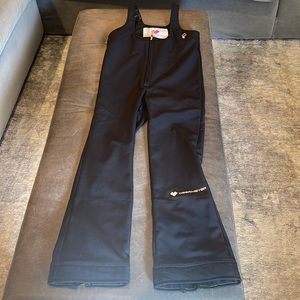 Girls Obermeyer Bib Ski pants in black size 8. Gently worn.